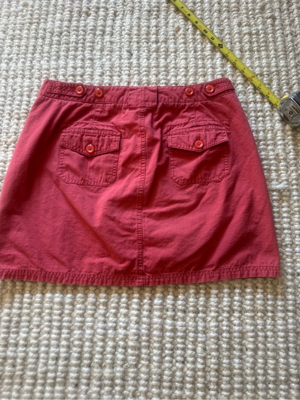 J. Crew Red Cotton Mini Skirt and different brand denim skirt - Picture 5 of 9